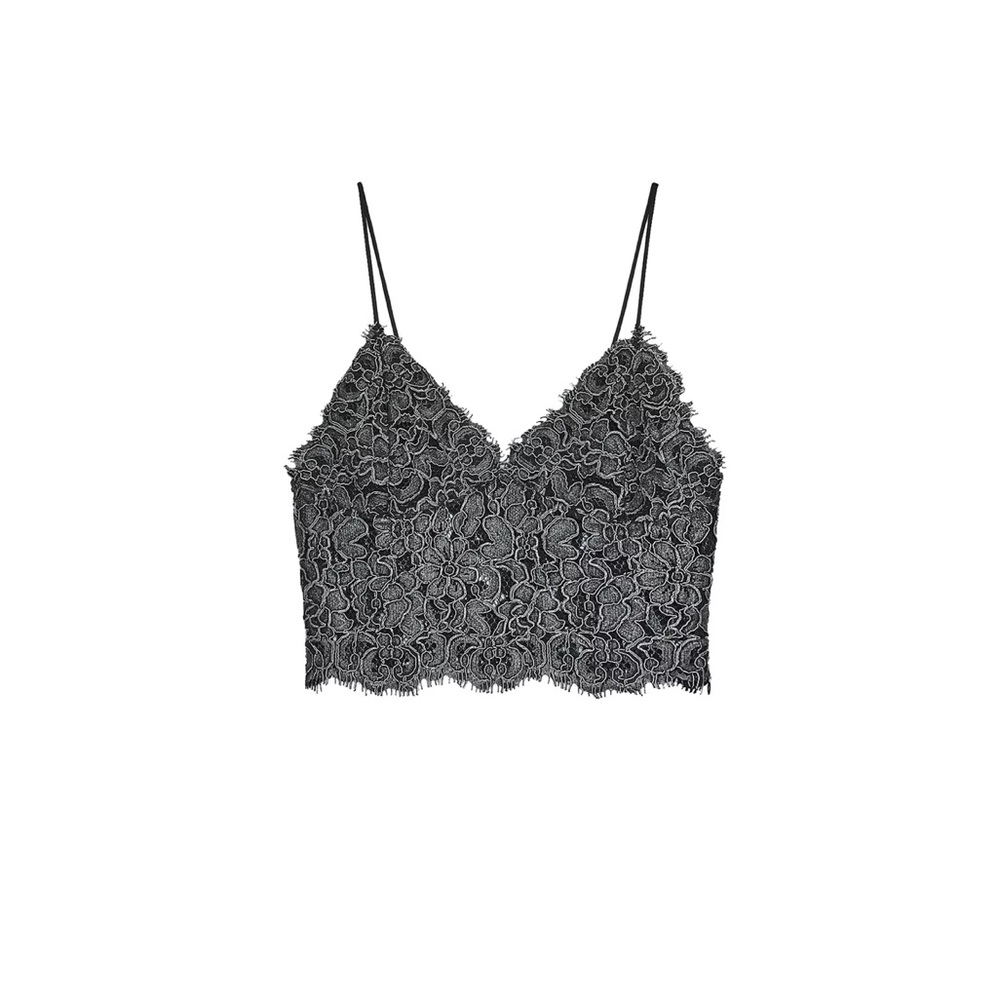 Embroidered Crop Top - Picture 6 of 6